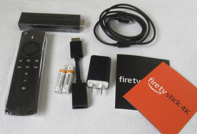 Fire TV Stick 4K　Alexa対応音声認識リモコン付属のセット一式