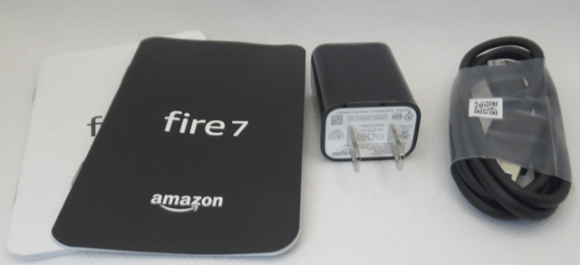 Fire7 タブレット 付属物