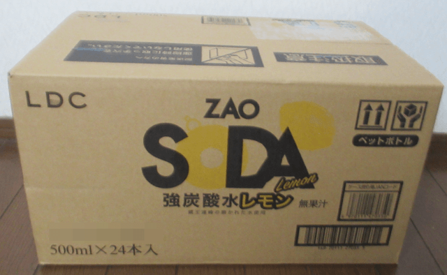 ZAO SODA の箱